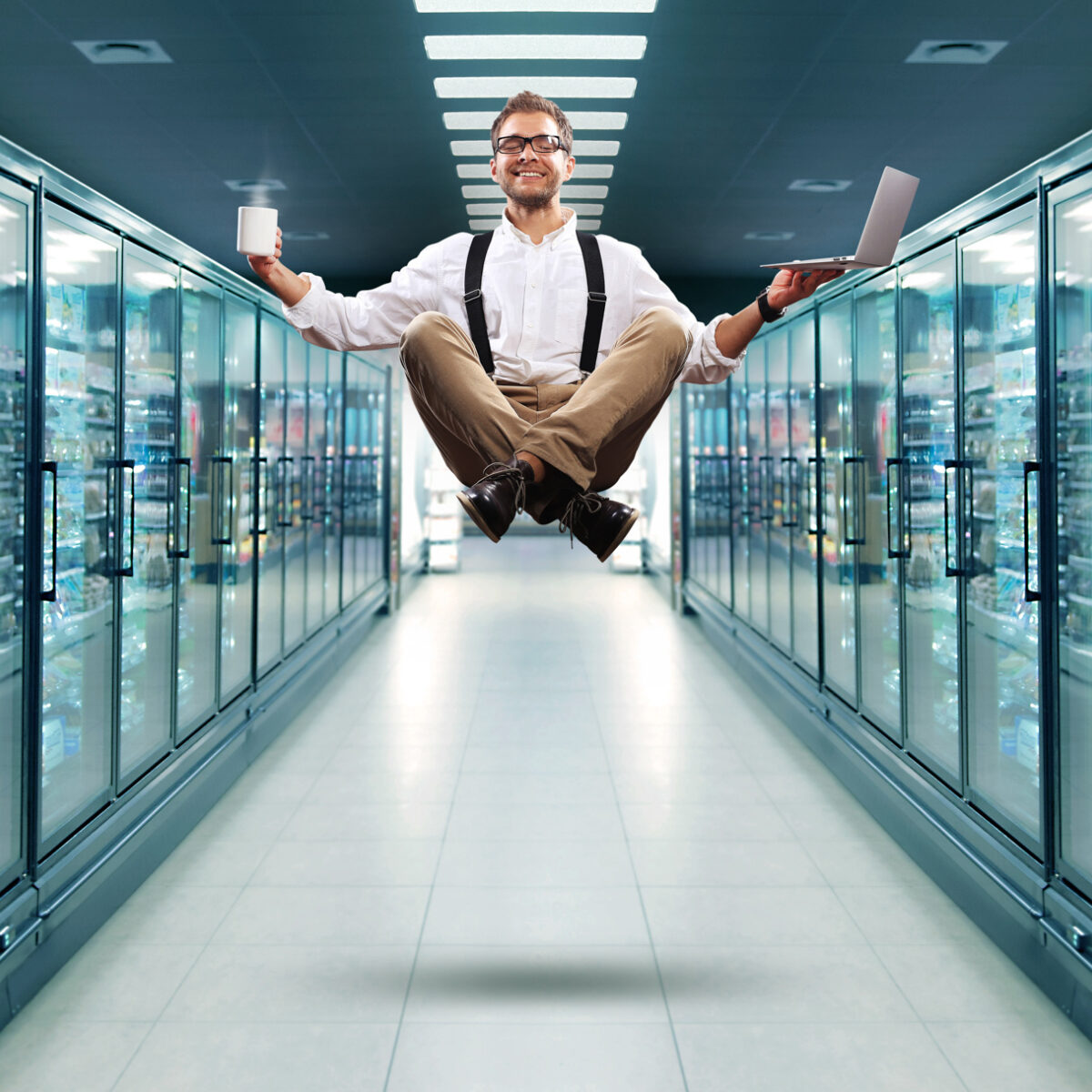 Jets image RET flying man coolers in supermarket Getty Images 521811869 merged