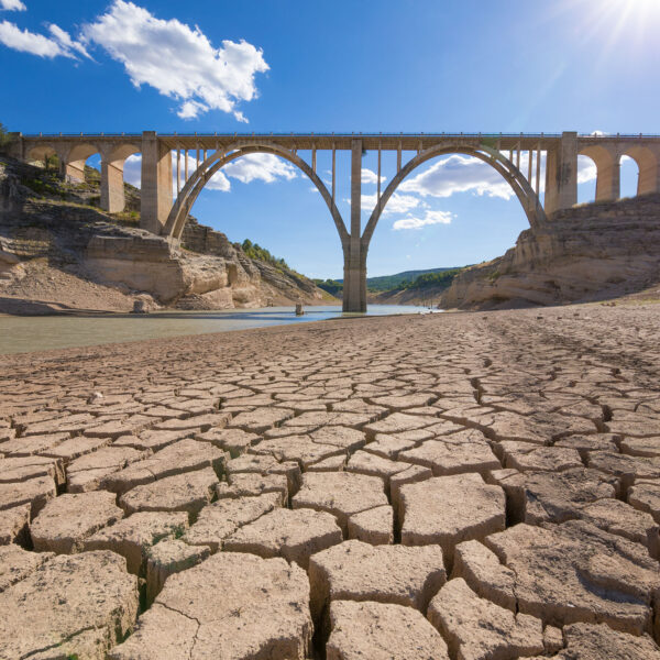 Dry reservoirs in Spain