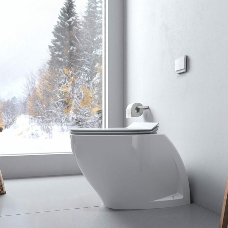 Jets image 3 D interior toilet porcelain floor Jade Jets hytte