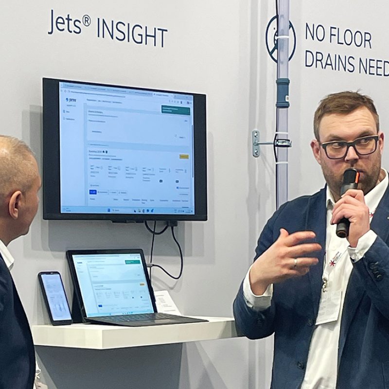Jørn Markus Jakobsen demonstration Jets INSIGHT at Euroshop 2026
