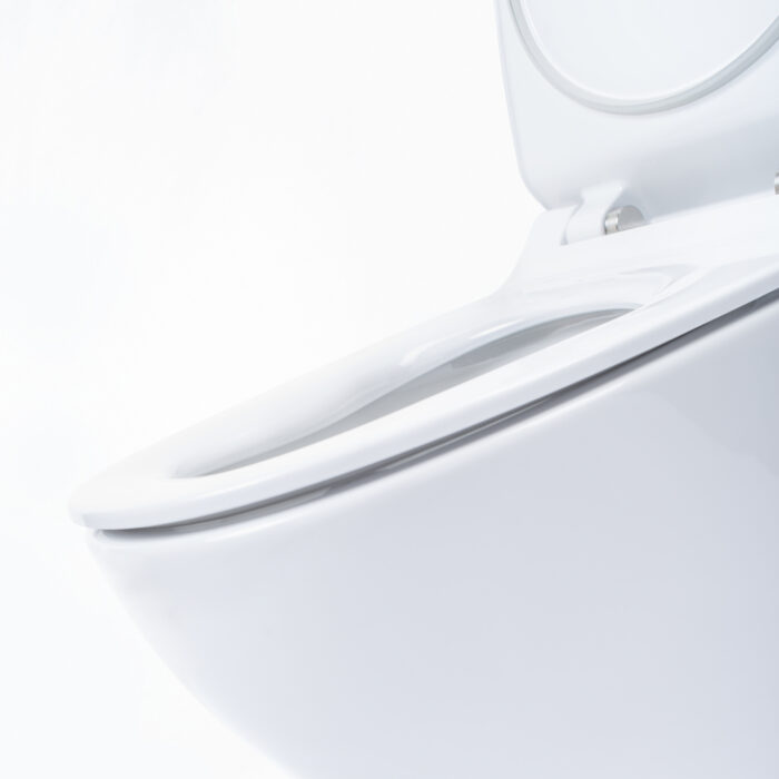 JETS Product detail toilet porcelain wall Jade open lid side angle AFH9940