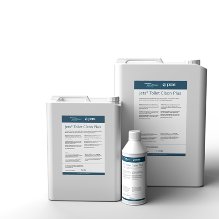 Jets mockup toilet clean plus 750ml 5and10ltr 0525