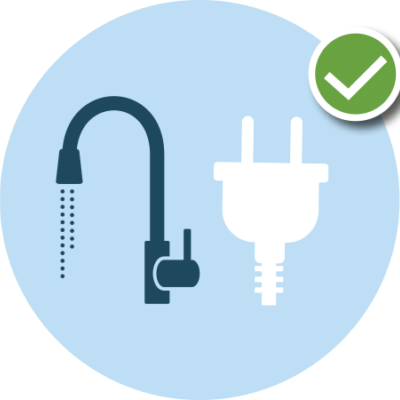 Jets Basic Icon CAB Ikke Innlagt strom Innlagt vann